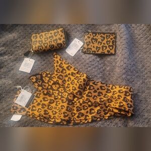 Coach Double Zip Wallet, Card ID case & Scarf